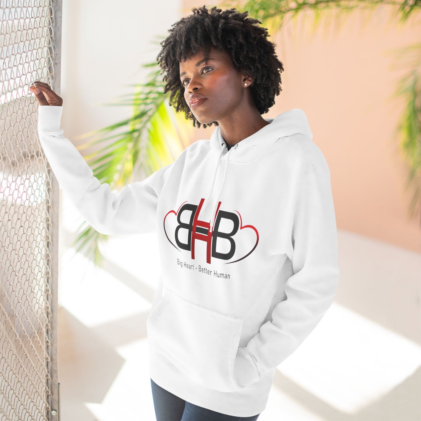 White BHBH Logo Hoodie